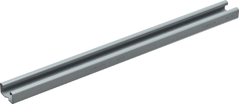 MT-30 OC Strut channel Punched and slotted strut channel, for outdoor use with low pollution