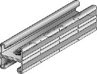 MQ-21 D-R channel Stainless steel (A4) MQ installation double channel for medium-duty applications
