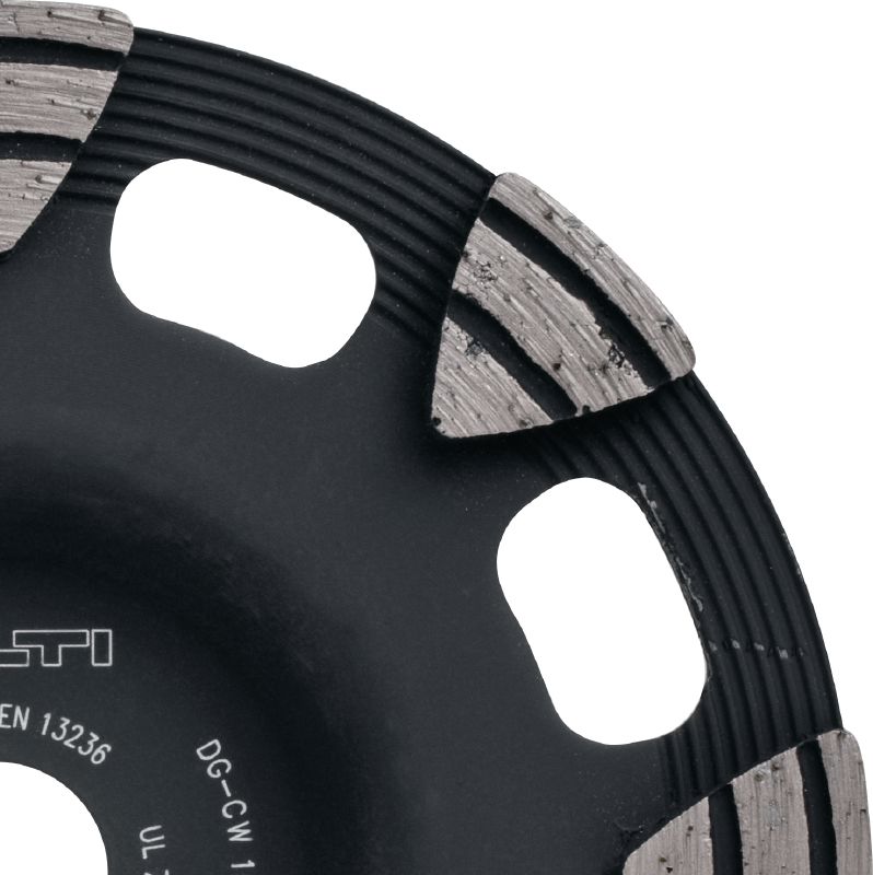 SP Universal Diamond Cup-Wheel (DG/DGH 150) Premium diamond cup wheel for the DG/DGH 150 diamond grinder – for faster grinding of concrete, screed and natural stone
