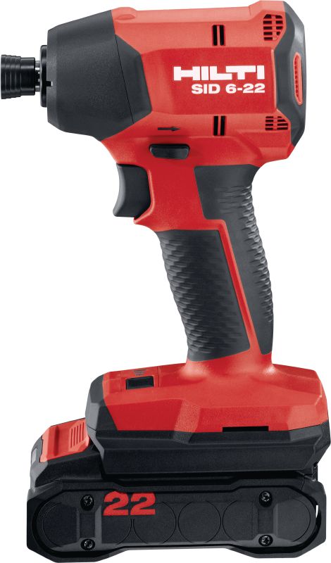 Nuron SID 6-22 Cordless impact driver Power-class brushless cordless impact driver with the high speed and ergonomics needed to save you time on high-volume fastening jobs (Nuron battery platform)