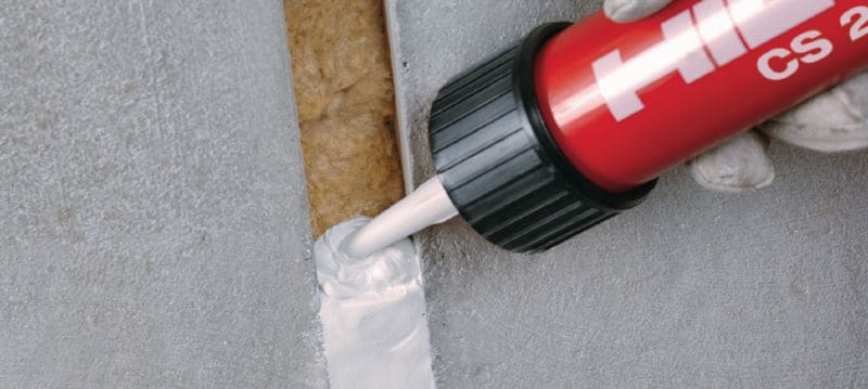 CFS-S ACR Firestop acrylic sealant Universal caulk, providing a flexible firestop seal for construction joints and through penetrations Applications 1