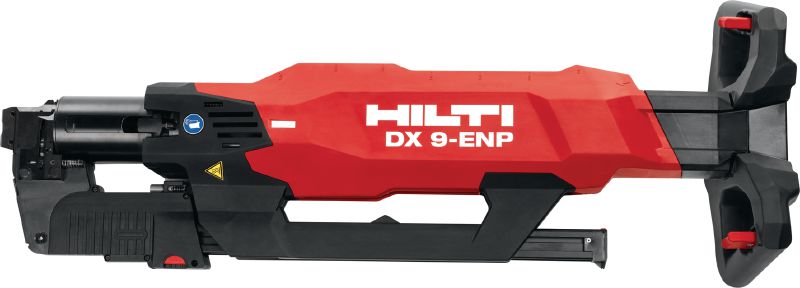 DX 9-ENP Powder-actuated decking tool Digitally enabled, fully automatic, high-productivity, stand-up powder-actuated nailer for fastening metal decks