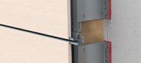 FOX VI L Bracket Versatile wall bracket for installing rainscreen façade substructures Applications 5
