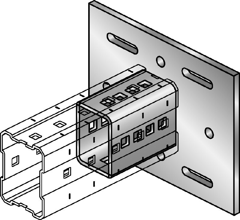 MIC-S Connector Connector for attaching modular girders to structural steel beams