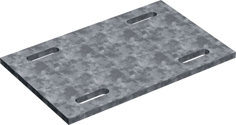 MT-P-G OC Modular plate Modular plate for mounting modular structures on structural steel without the need for direct fastening