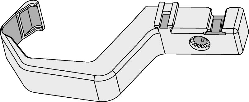 ECH Bunched-cable holder (S,M) for adjacent installation of low- and high-voltage cables