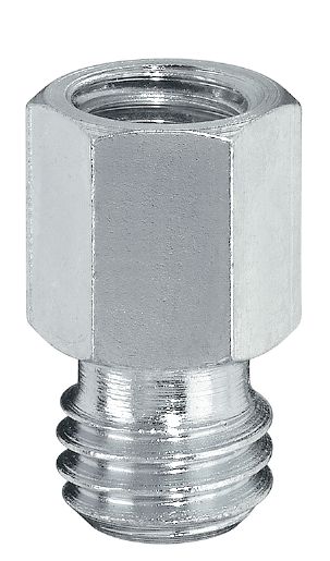 GA Galvanised thread adapters to connect various internal and external thread diameters
