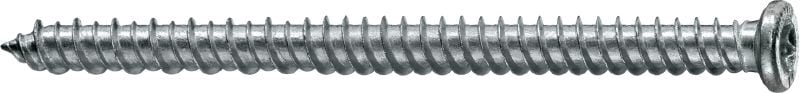 HUS 6 Screw anchor Economical screw anchor for light-duty fastening in concrete and masonry (carbon steel, flat head)