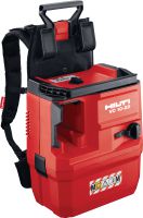 Nuron VC 10M-22 Cordless dust extractor High-suction wet/dry cordless vacuum with optional backpack for tool dust extraction, including with hollow drill bits - M class (Nuron battery platform)