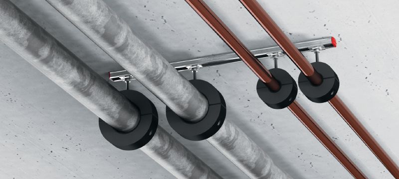 MRP-KF Ultimate high-density insulating pipe clamp with innovative quick closure for heavy-duty refrigeration applications Applications 1