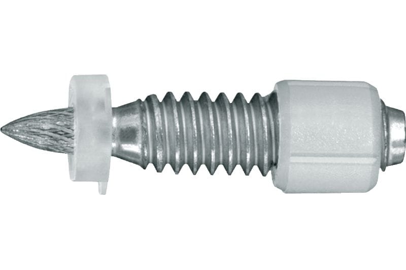 X-EM8H FP10 Threaded studs Carbon steel threaded stud for use with powder actuated nailers on steel (10 mm washer)