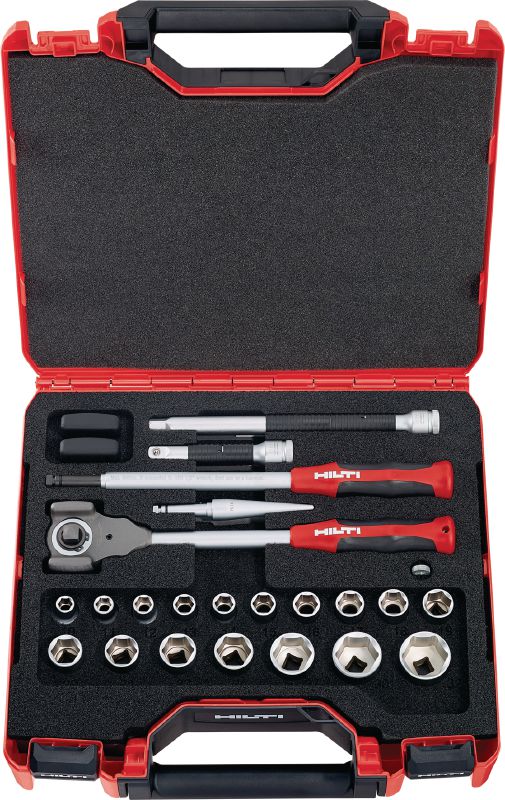 S-HW Hammer wrench set Hammer wrench set for setting and tightening anchors, nuts and bolts
