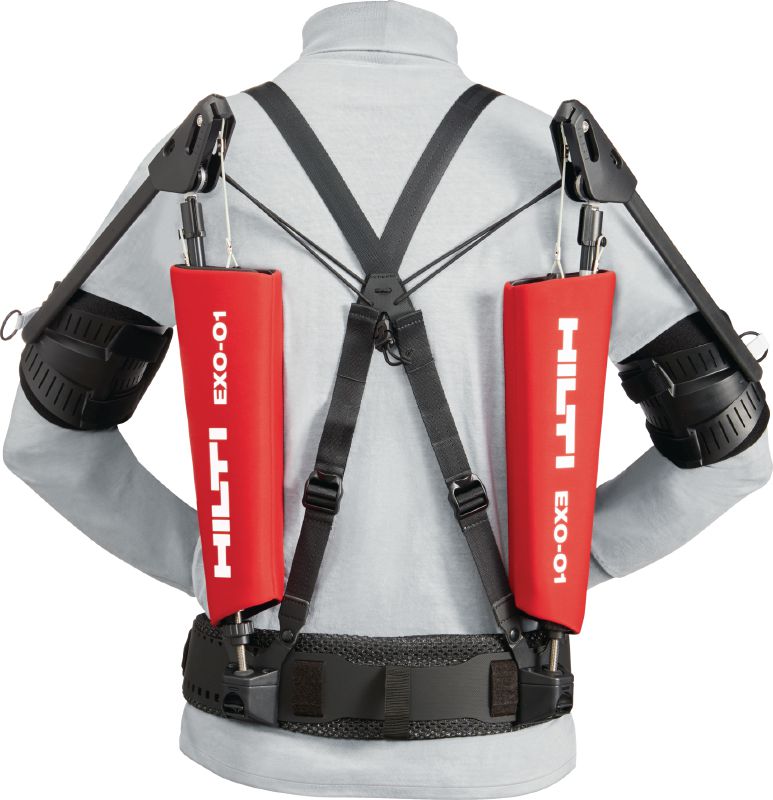 EXO-O1 Overhead exoskeleton Passive exoskeleton to help relieve strain on shoulders and arms during overhead installation work