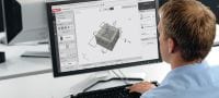 PROFIS Engineering Suite structural design software Cloud-based PROFIS engineering software for designing concrete-to-steel and concrete-to-concrete connections according to a wide range of codes and approvals Applications 1