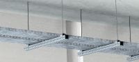 Flat washer DIN 125 M10 HDG Hot-dip galvanised (HDG) connector for fastening M12 (1/2) and M20 (3/4) threaded rods to MI girders Applications 2