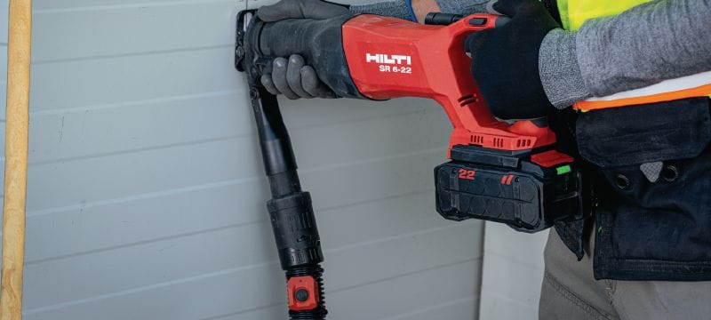Nuron SR 6-22 Reciprocating saw Cordless reciprocating saw for heavy-duty demolition and cutting with better comfort and speed (Nuron battery platform) Applications 1