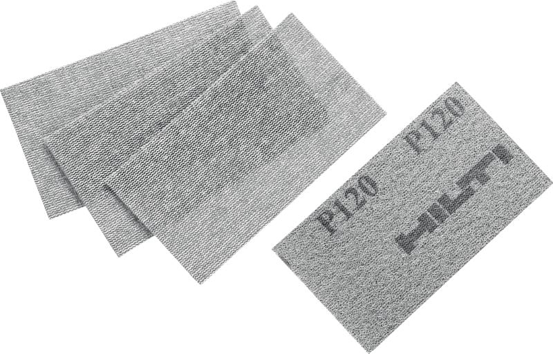 DWS-HB Sanding sheets Replacement net sanding sheets in a selection of grit sizes for use with DWS-HB Sanding blocks