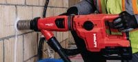 TE 50-22 Cordless Rotary Hammer Ultimate-class cordless rotary hammer drill with lighter weight, more power and less vibration for drilling and chiselling in concrete Applications 5