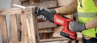 SR 30-A36 Reciprocating saw Cordless 36V reciprocating saw engineered for extremely heavy-duty demolition and cutting to length with minimal vibration and advanced ergonomics Applications 2