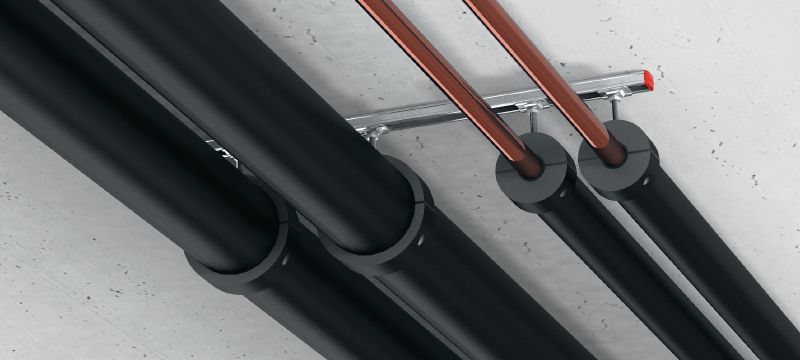 MRP-KF Ultimate high-density insulating pipe clamp with innovative quick closure for heavy-duty refrigeration applications Applications 1