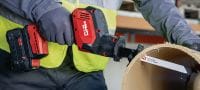 Nuron SR 4-22 One-handed reciprocating saw Compact and light cordless one-handed brushless reciprocating saw for everyday demolition and fast, precise cutting (Nuron battery platform) Applications 8