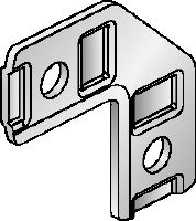 MM-AF-90 Galvanised 90-degree flat angle for connecting multiple MM strut channels