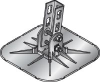 MV-LDP-L Load distribution plate Robust load distribution plate with adjustable angle for installing air conditioning units, walkways, ventilation ducts, pipework or cable trays on flat roofs