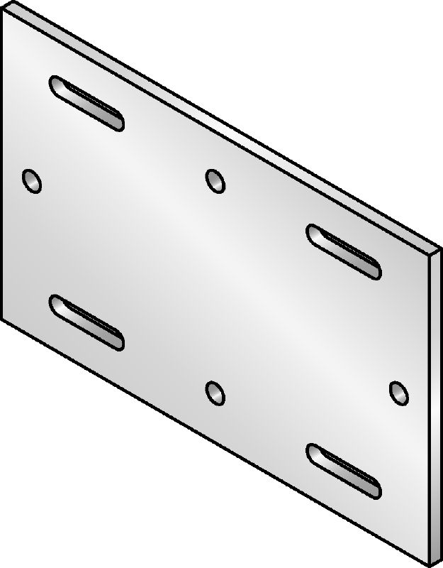 MIQB-S Baseplate Hot-dip galvanised (HDG) baseplate for fastening MIQ girders to steel