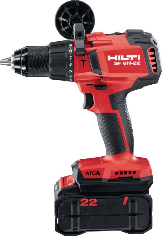 Nuron SF 6H-22 Cordless hammer drill driver Power-class hammer drill driver with Active Torque Control and advanced ergonomics for universal drilling and driving on wood, metal and masonry (Nuron battery platform)