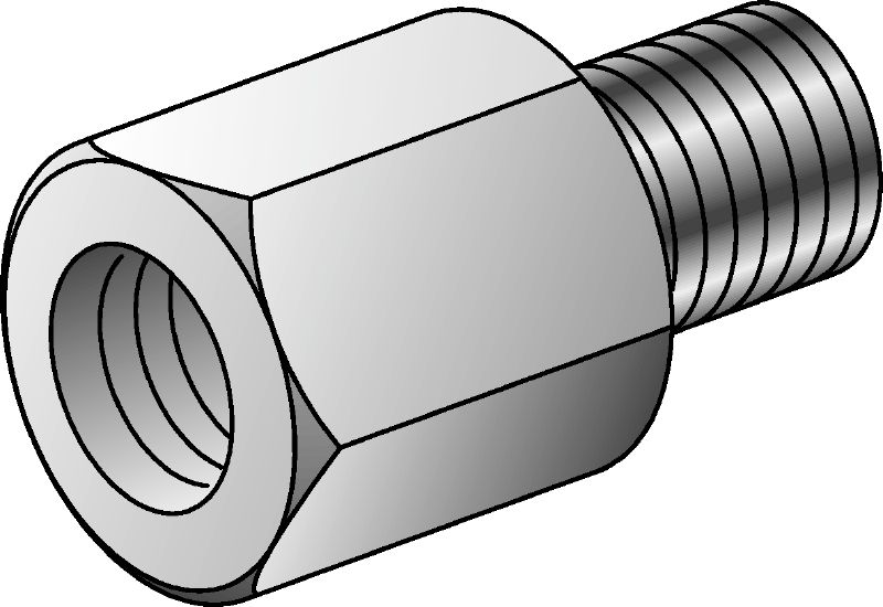 GA thread adapters Galvanised thread adapters to connect various internal and external thread diameters