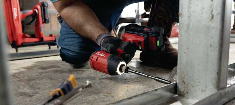 Nuron SID 6-22 Cordless impact driver Power-class cordless impact driver with high-speed brushless motor and precise handling to help you save time on high-volume fastening jobs (Nuron battery platform) Applications 1