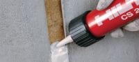 CFS-S SIL Firestop silicone sealant Silicone-based sealant providing maximum movement in fire-rated joints and pipe penetrations Applications 1