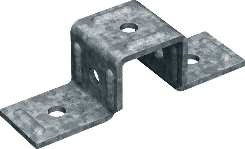 MT-CC-40/50 Panel connector Channel connector plate for fixing panels to strut or MT girders, including for hot/cold containment in data centres