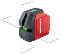 PM 2-LG Green line laser Green line laser with 2 high-visibility beams for levelling and aligning