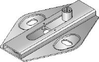 MSG 1,0 Slide connector Premium galvanised slide connector for light-duty heating and refrigeration applications