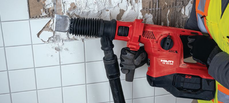 Nuron TE 30-22 Cordless rotary hammer Powerful cordless SDS Plus (TE-C) rotary hammer with Active Vibration Reduction and Active Torque Control for concrete drilling and chiseling (Nuron battery platform) Applications 1