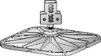 MV-LDP Robust load distribution plate for installing air conditioning units, walkways, ventilation ducts, pipework or cable trays on flat roofs