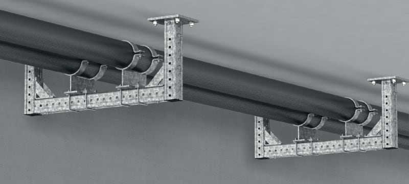 MIC-BA /H Connector Ultimate hot-dip galvanised (HDG) connectors offering highest versatility within the MI modular system Applications 1