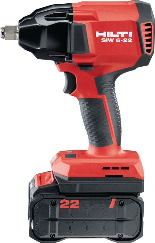 Nuron SIW 6-22 ½” Cordless impact wrench Power-class cordless impact wrench with 1/2 friction ring anvil for a wide range of concrete anchoring and steel or wood bolting (Nuron battery platform)