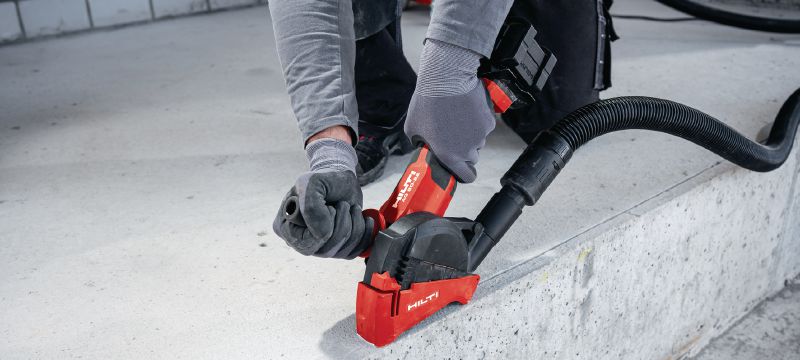 Nuron AG 6D-22 Cordless angle grinder (150 mm) Powerful cordless angle grinder with brushless motor, SensTech control and advanced safety features for discs up to 150 mm (Nuron battery platform) Applications 1